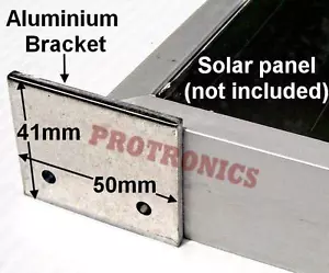 SOLAR PV PANEL MOUNTING BRACKET – Aluminium joiner plate - Picture 1 of 4