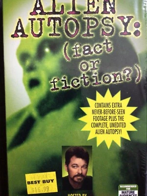 ALIEN AUTOPSY ~ Fact or Fiction? ~ VHS Tape ~ BRAND NEW SEALED!!! - Image 1 of 4