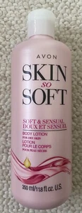 Avon Skin So Soft Soft & Sensual Body Lotion For Dry Skin 11.8 *FREE Cooler Tote - Picture 1 of 7