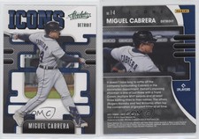 2021 Panini Absolute Icons Green Miguel Cabrera #I-4