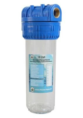 Wasserfilter Gehäuse 10 Zoll 1/2 Vorfilter Brunnen Trinkwasser Hauswasser Osmose - Bild 1 von 2