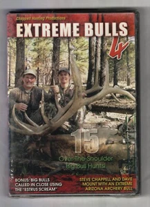 SEALED NEW DVD: EXTREME BULLS 4, 15 Over-The-Shoulder Big Bull Hunts Chappell - Picture 1 of 3