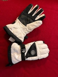 SCOTT Snowboarding Ski Gloves Size Medium White/Black Kids - Picture 1 of 7