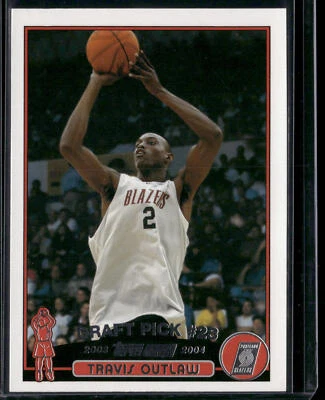 Travis Outlaw 2003-04 Topps #243 RC Portland Trail Blazers - Image 1 of 2