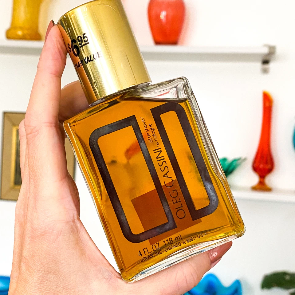 Botella COMPLETA de colección OLEG CASSINI para después del afeitado/colonia Splash Jovan para hombre de 4 oz Foto 1 de 4