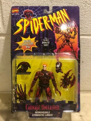 Figura de acción Marvel Comics Spider-Man Carnage Unleashed Foto 1 de 3