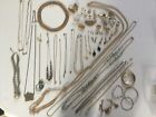 Large Collection Of Gold Tone Costume Jewellery, Some Vintage, Job Lot