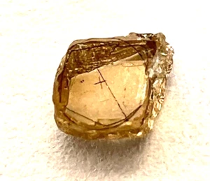 Genuine Aust. Argyle 0.14 Ct. Fancy Pinkish Champagne Rough Diamond - Picture 1 of 9