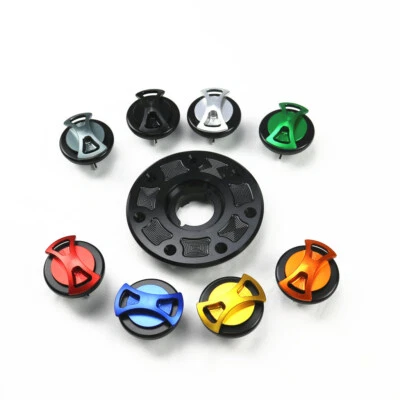 CNC Bow-tie Gas Fuel Tank Cap Cover For Kawasaki ZX-11 ZXR400 Ninja ZX 6R/9R ZZR - Image 1 of 4