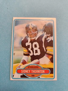 sidney thornton 1980 TOPPS #297 STEELERS RB - Picture 1 of 2