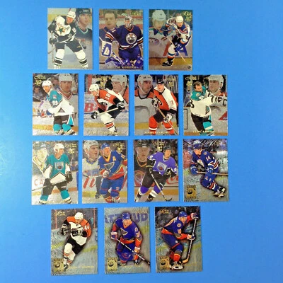 Fleer Flair #23 33 56 59 70 78 81 93 109 120 122 123 U-PICK Hull Modano 1996-97 Foto 1 de 3