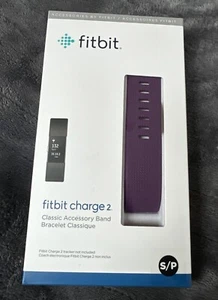 Fitbit Charge 2 Classic Accessory Exercise Band, Purple/Plum Small S/P Band Only - Picture 1 of 10