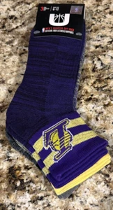 NBA U  Los Angeles Lakers Men’ Quarter Cut Socks 3 Pair Pack Shoe Size 6-12  C21 - Picture 1 of 3