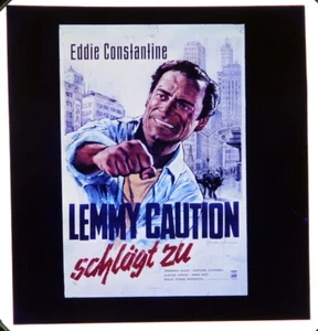Eddie Constantine LEMMY CAUTION SCHLÄGT ZU original Dia color von 1960 - Picture 1 of 1