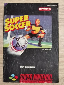 Super Soccer super nintendo Nes Snes ( Manual Only) - Picture 1 of 1