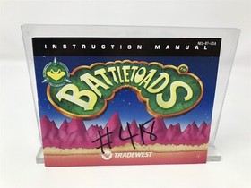 Battletoads - Nintendo Nes - Instruction Manual ONLY - 