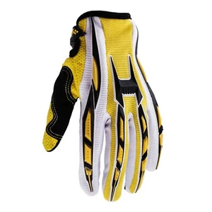 Yellow Adult Motocross Riding Gloves ATV MX UTV Off Road - Bild 1 von 6