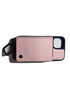 iPhone 13 CaseMe Phone Case Leather Rose Pink Credit Card Change - Picture 1 of 11