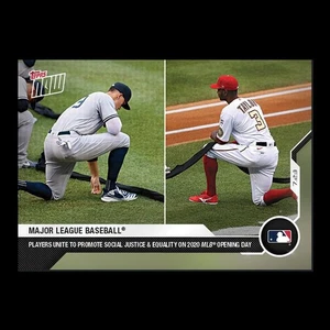 MLB Players Unite for Change - 2020 MLB Topps Now Card 1 - Print Run: 3.499 - Bild 1 von 2