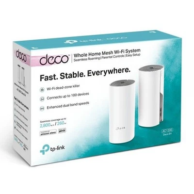 TP-Link Deco E4 AC1200 Mesh Wi-Fi System - Image 1 of 4