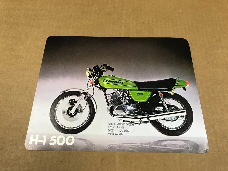 复古川崎 H-1 500-代理推销员传单 — 第 1/2 张图片