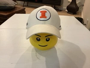 Illinois Fighting Illini Tennis White Team NIKE White STRETCH FIT Hat - Cool - Picture 1 of 12