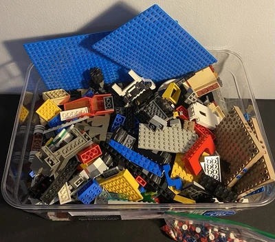 LEGO Bloques de Ladrillos Multicolores Piezas Mixtas a Granel Más de 5 Libras Lote Mixto Foto 1 de 4