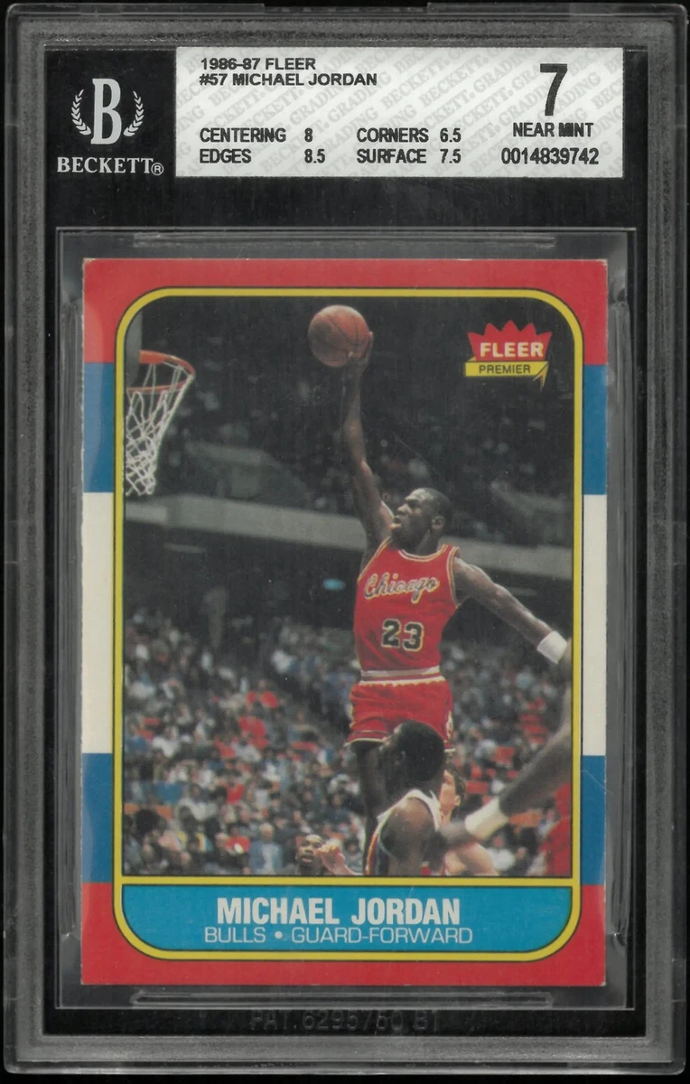 Michael Jordan 7 Graded Basketball Rookie Sports Trading Cards