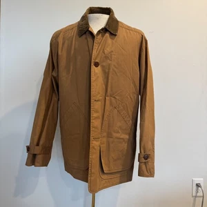 VTG J Crew Jacket Mens M Barn Coat Field Oarsman 90s Prep Ivy Corduroy Old Money - Picture 1 of 9