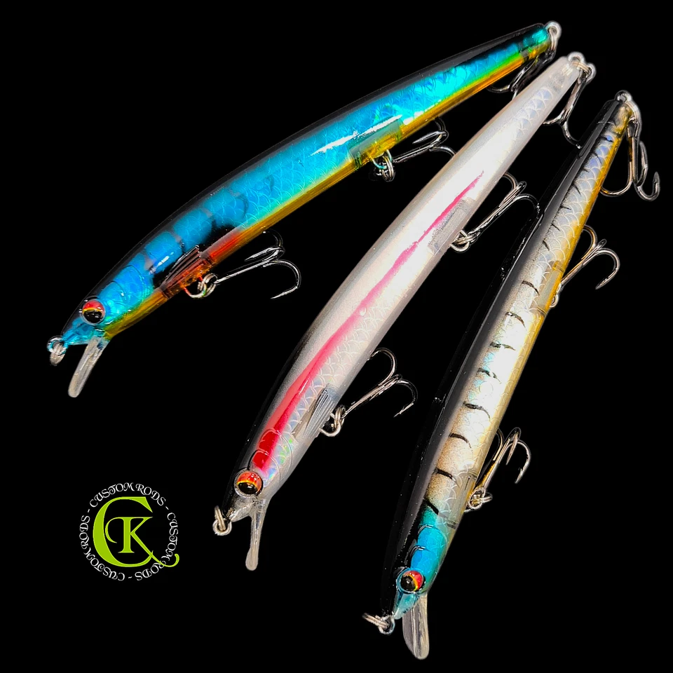 3x 13cm Wobbler Zander Bait Crankbait Barsch Max Rap Zander Bait Köder Night NEW - Bild 1 von 1