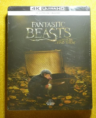 New & Sealed EU Import Fantastic Beasts and Where to Find Them 4K Steelbook - Image 1 of 4