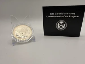 2011 S United States Army Commemorative Coin 90% Silver Uncirculated Dollar - Picture 1 of 5