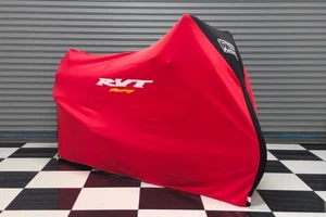 TYGA indoor bike cover / dust cover Red / Black RVT racing Honda VTR1000 SP1 SP2 - Picture 1 of 6