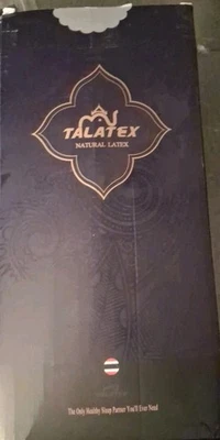 Talatex 100% Natural Premium Thin Latex Pillow 2.7" King - Image 1 of 4