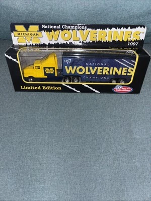 1997 MICHIGAN WOLVERINES NATIONAL CHAMPIONS TRAILER WHITE ROSE COLLECTIBLES - Image 1 of 4