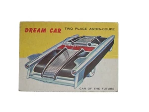 1954 Topps World on Wheels #50 Dream Car Two Place Astra-Coupe VG - Picture 1 of 2