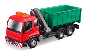 18-32264 Bburago - Municipal Vehicle - Camion Ribaltabile e autogru - Imagen 1 de 3