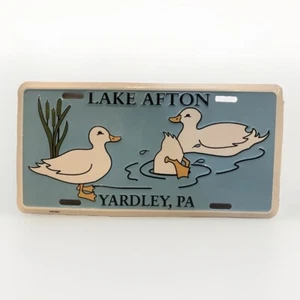 BRAND NEW Decorative Collector License Plate- Lake Afton, Yardley, Pennsylvania - Picture 1 of 10
