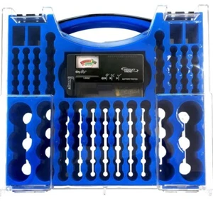 100 Battery Pro Organizer and Battery Tester, Wall-Mount or Drawer Storage Case - Picture 1 of 6