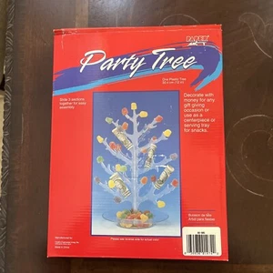 Gum Drop Money Party Tree New In Box 12 Inch Clear - Picture 1 of 4