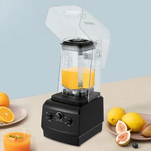 Noiceless Commercial Blenders Soundproof Smoothie Juicers Black 2.2L Durable - Picture 1 of 18