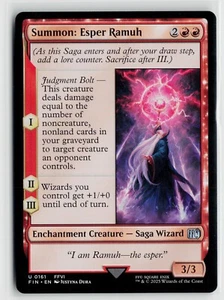 MTG Final Fantasy Summon Esper Ramuh x4 NM Uncommon - Picture 1 of 2
