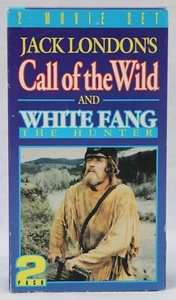 Jack London Call of the Wild / White Fang The Hunter VINTAGE VHS Cassette - Picture 1 of 3