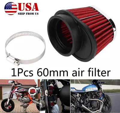 1Pcs 60mm/2.36” Air Filter Pod Cleaner For Bike Dirt Atv Quad Pit Motorcycle AYV - Image 1 of 4