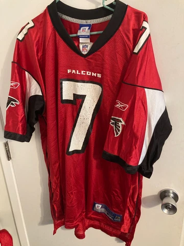 pre owned Atlanta Falcons Michael Vick  red nfl football Jersey adult XL Cover