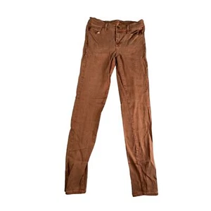 J Brand Pants Womens 28 Brown Bourbon Super Skinny Mid Rise Stretch Casual - Picture 1 of 8