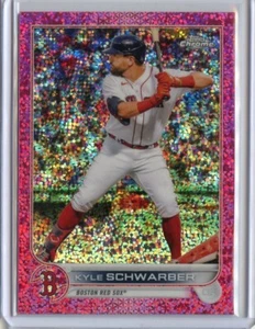 2022 Topps Chrome Magenta Speckle Refractors #110 Kyle Schwarber Serial #099/350 - Picture 1 of 1