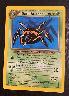 Dark Ariados 17/105 Pokemon Neo Destiny Unlimited Non Holo