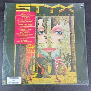 Styx The Grand Illusion Vinyl Record Promotional Copy - NEW SEALED 1977 - Picture 1 of 5