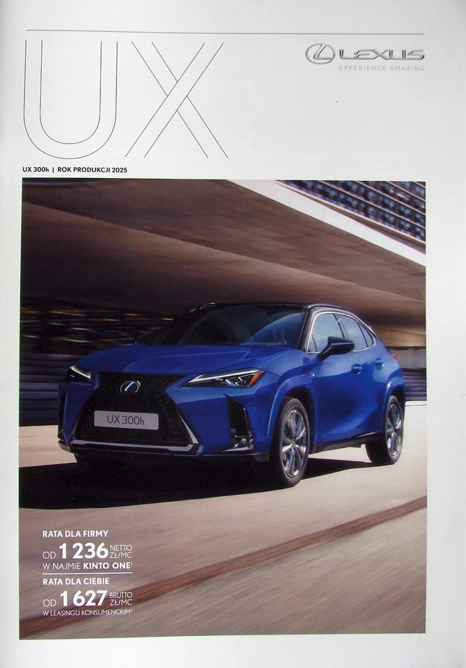 2025 MY Lexus UX 02 / 2025   brochure catalogue - Immagine 1 di 1